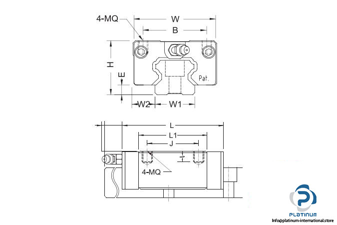 ABBA BRC20U0 LINEAR GUIDEWAY BLOCK_ABBA BRC 20 U0