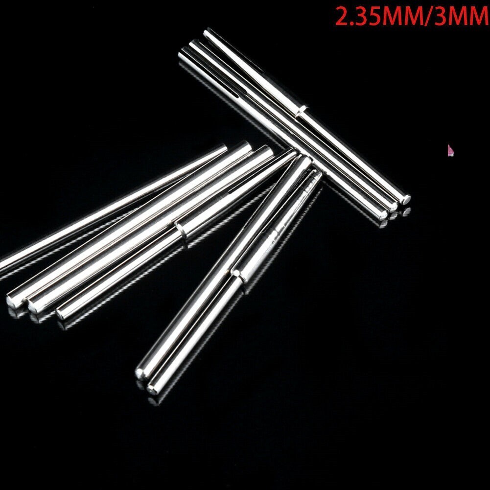 12 2.35mm/3.0mm Sandpaper Abrasive Straight Split Mandrels-Clip Type Rotary-Tool