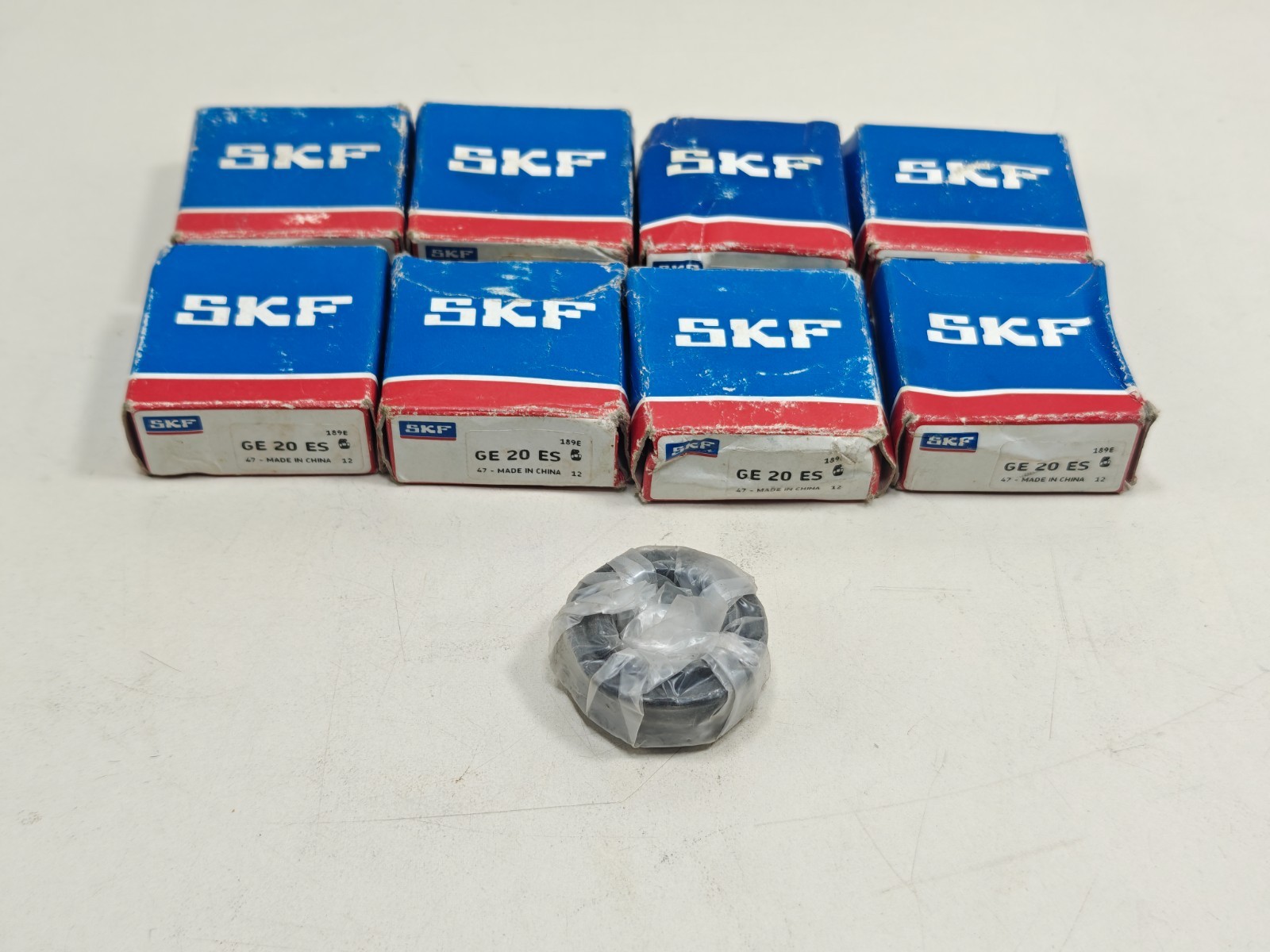 (Qty.8) GE20 ES SKF Radial Spherical PLain Bearing GE20ES 20x35x12mm Pack Of 8