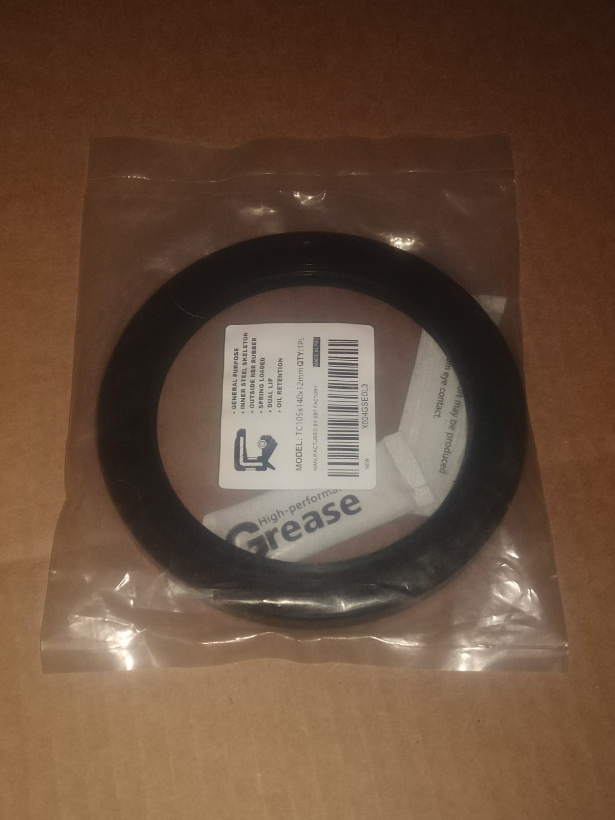 TC105X140X12 SOG 105 x 140 x 12 mm OIL-SEAL RUBBER D. LIP