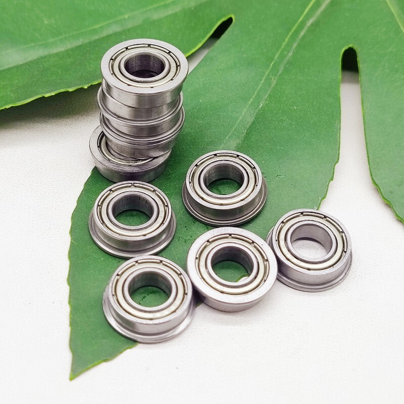 F688ZZ Flange Ball Bearing 8x16x5mm Double Shielded Bearings 10pcs