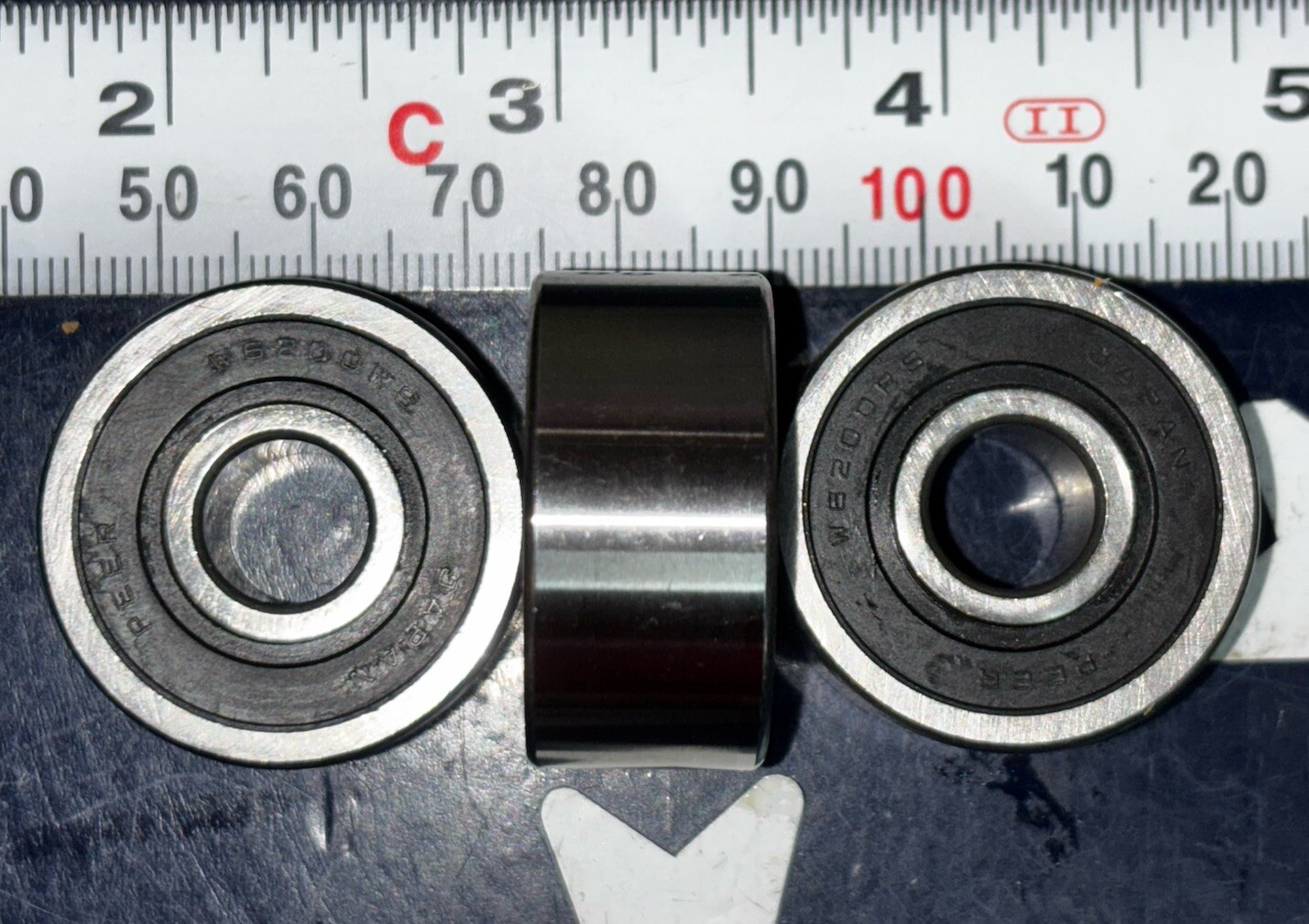 3X PEER W6200RS Precision Sealed Ball Bearing 10mm X 30mm X 14mm W62002RSUL15