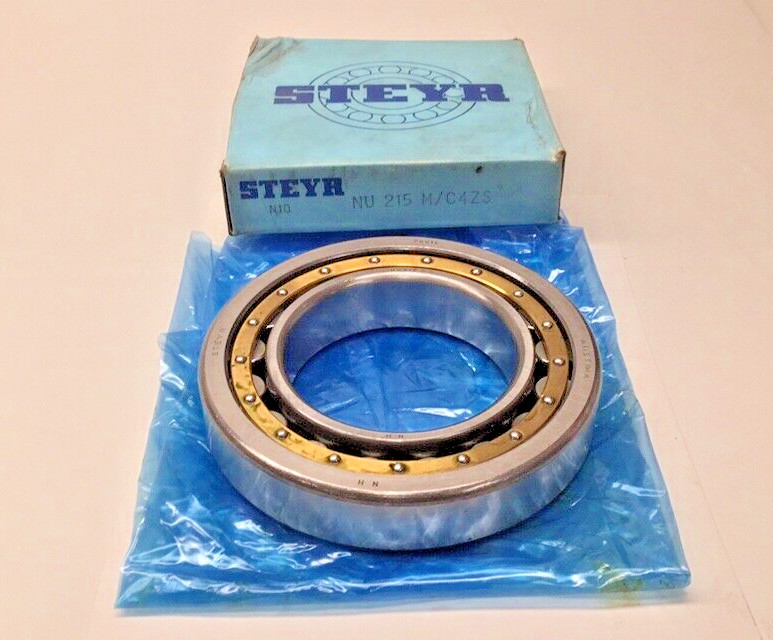 Steyr NU215M/C4ZS Cylindrical Roller Bearing 75x130x25mm NU215-C4/2nu15/NU215-M