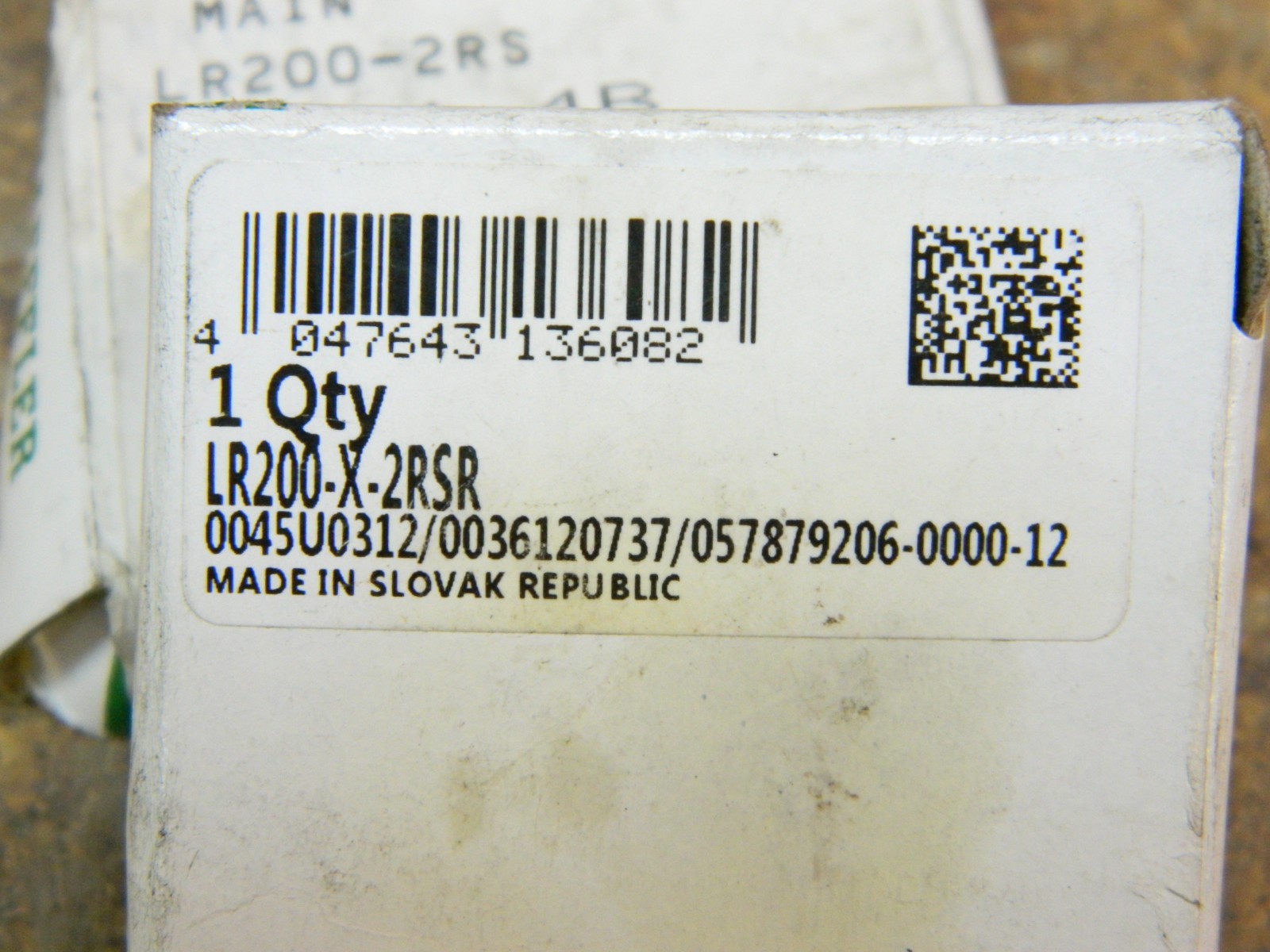 2 PCS. SCHAEFFLER LR200-X-2RSR YOKE Track Roll Bearings