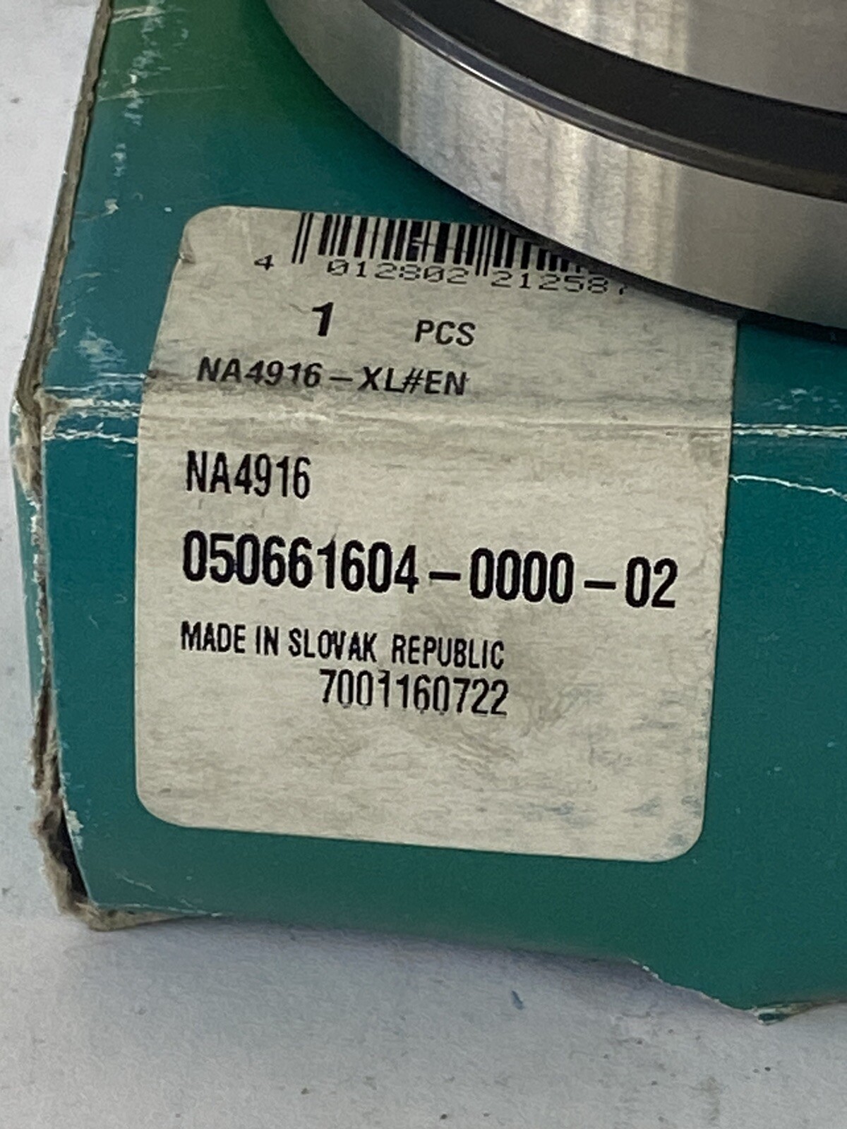 110mm OD, 80mm Bore, 30mm width INA Relubricating Needle Roller Bearing