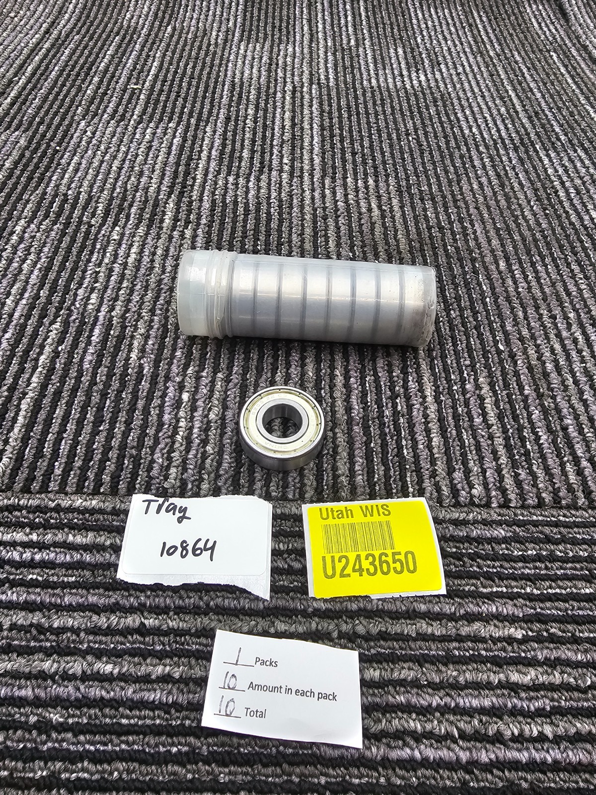 (QTY 10) ABT 6203 ZZ C3 Metal Shielded Ball Bearing 17mm x 40mm x 12mm