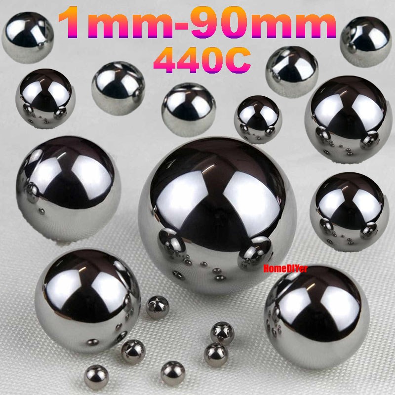 440C Stainless Steel Solid Ball High Precision Bearings Balls Diameter 1mm-90mm