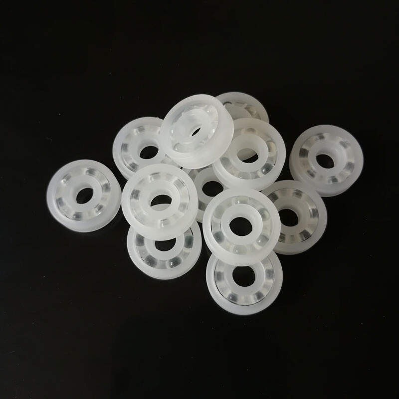 Deep Groove Ball Bearings PP Plastic Bearing Glass Ball Nylon Cage Insulation