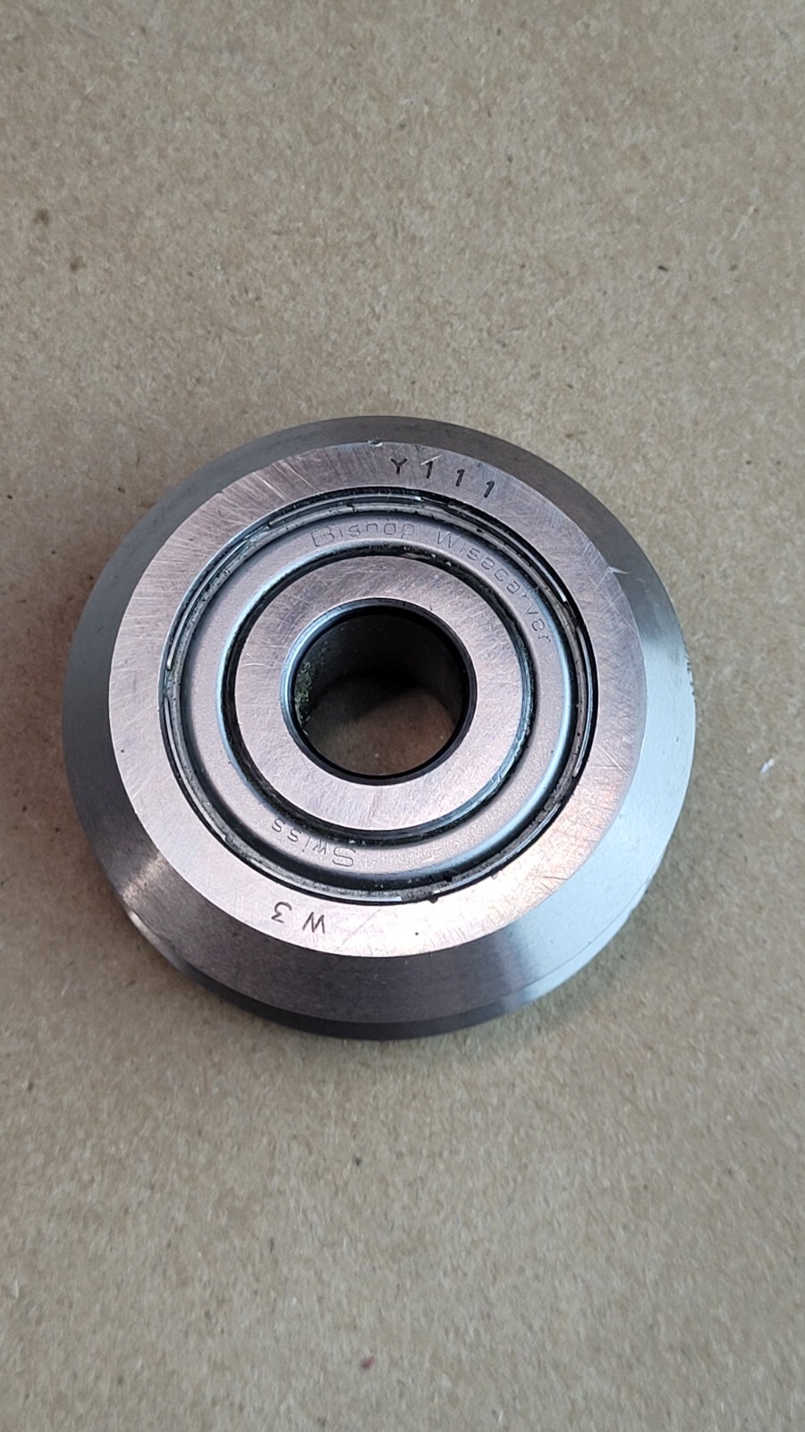 Bishop Wisecarver Y111 W3 DualVee Guide Wheel Bearing