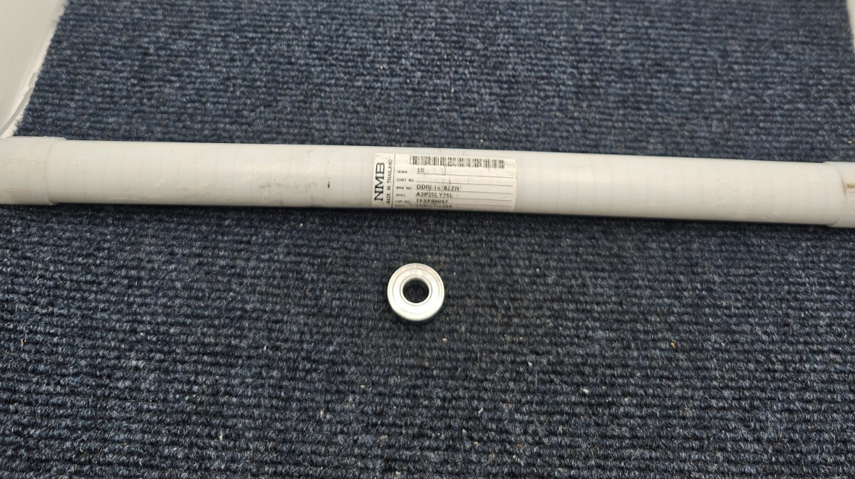 ( QTY 50 ) NMB A3P25LY75L Flange Miniature Ball Bearing Metal Sealed, TFXF88057