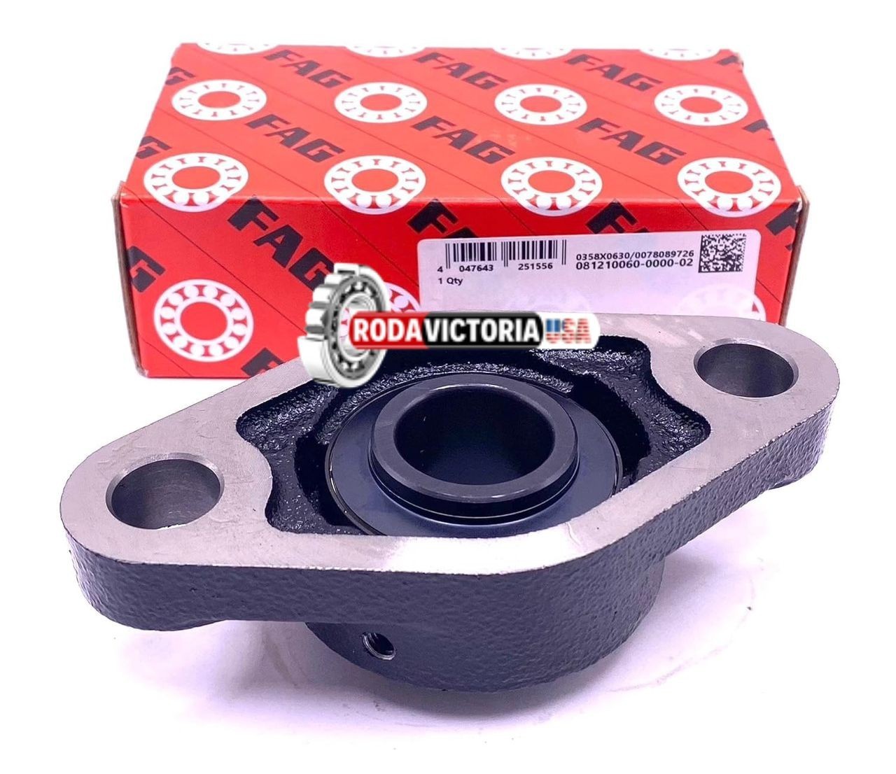 FAG UCFL205-15 Flanged Housing Bearing Unit (2-bolt oval flange) 15/16″ Bore
