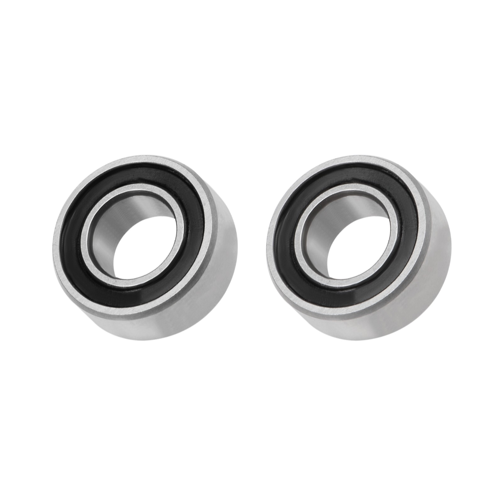 Deep Groove Ball Bearing MR105-2RS 5x10x4mm 2Pcs Chromium Steel Double Sealed