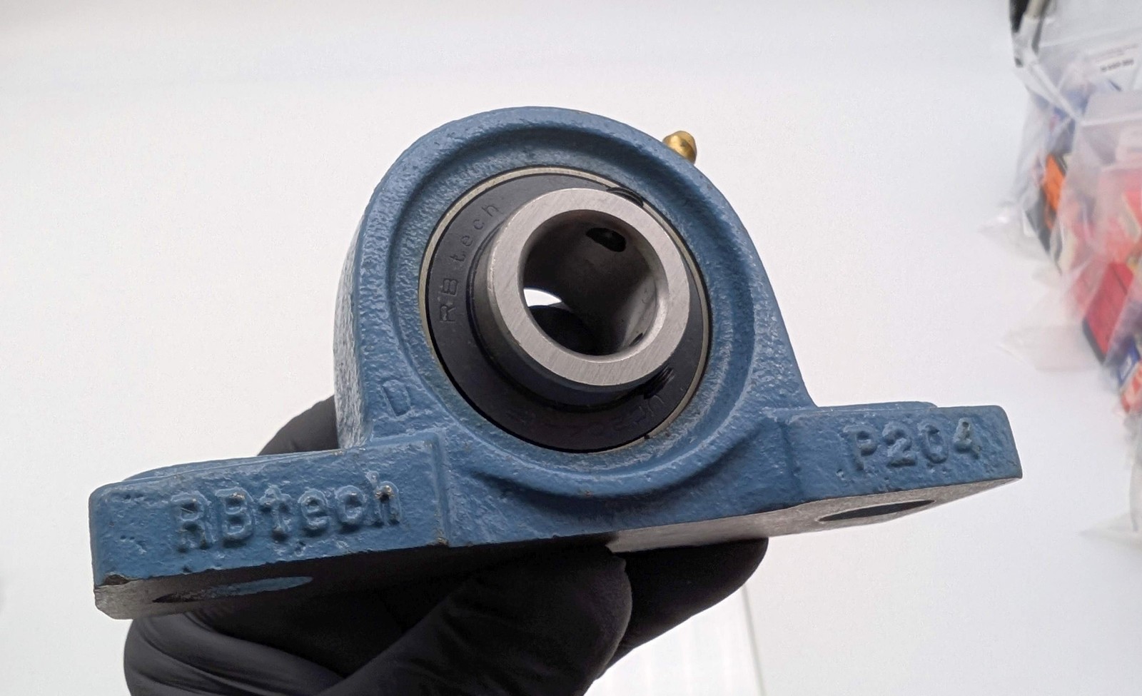 RB Tech 3/4″ Pillow Block Bearing 2 Bolt Flange Cast Iron 1.22″ Width UCP204-12