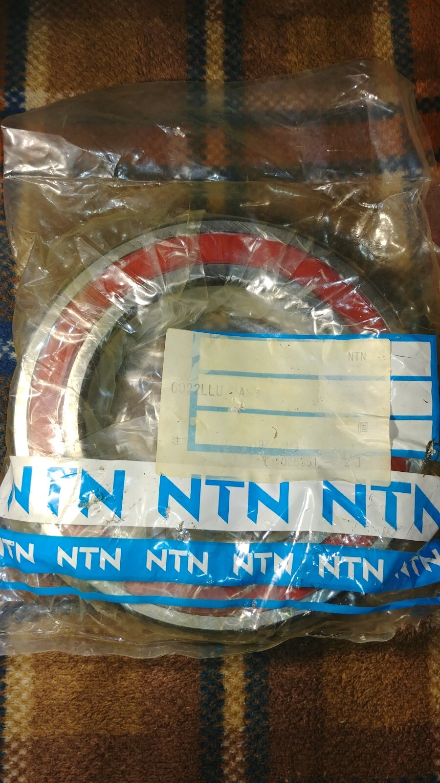 NTN 6022LLU/2AS BEARING