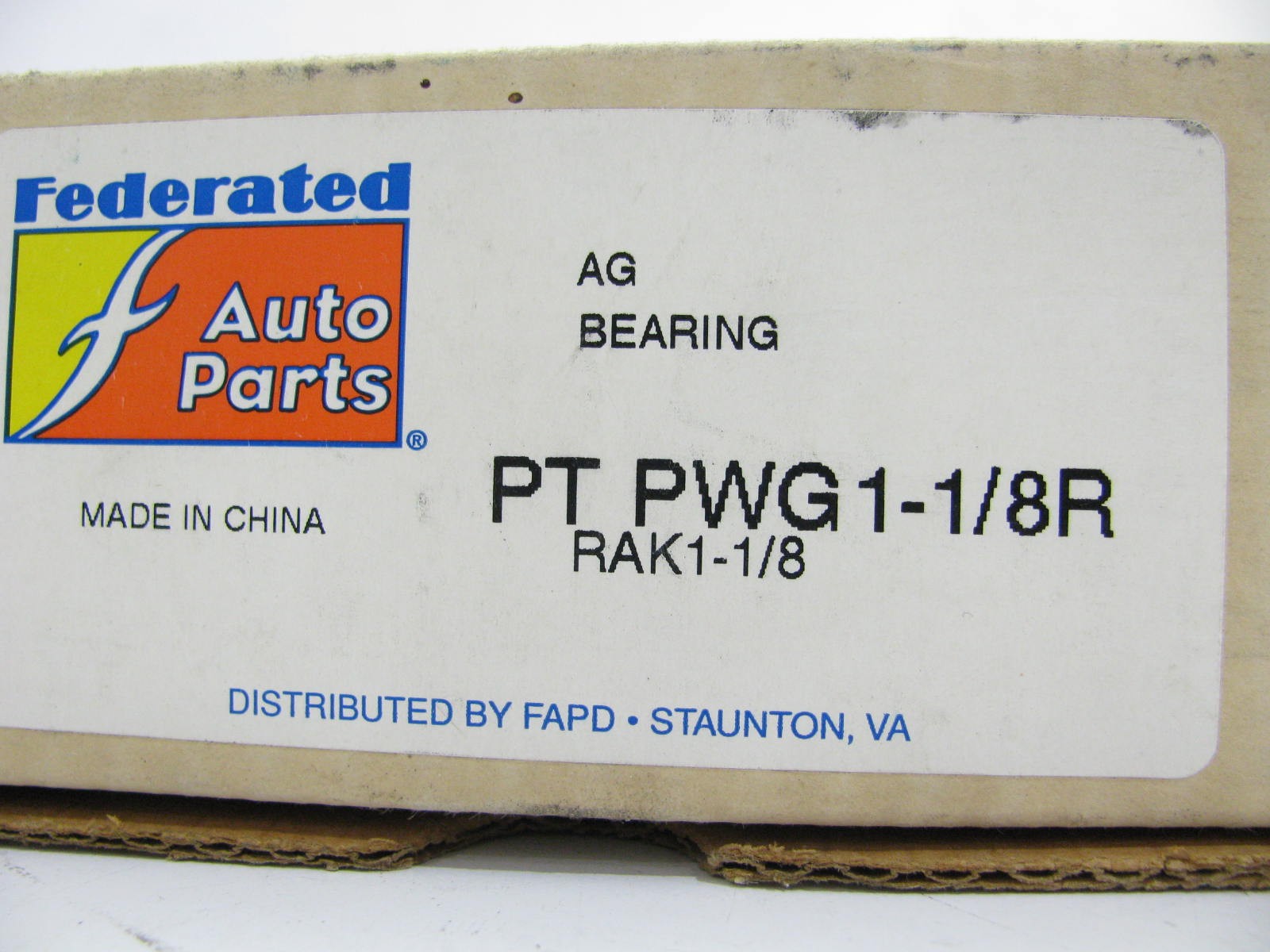 Federated PWG1-1-8R Pillow Block Bearing 1-1/8″