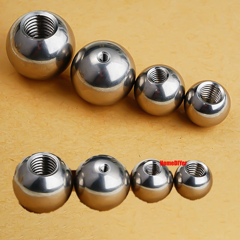 M2-M12 Thread Blind Hole Stainless Steel Balls Solid Metal Bearing Ball Ø7-25mm