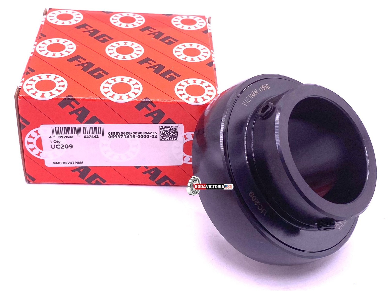 FAG UC209 Insert Ball Bearing YAR209-2F GYE45 KRRB 45mm ID