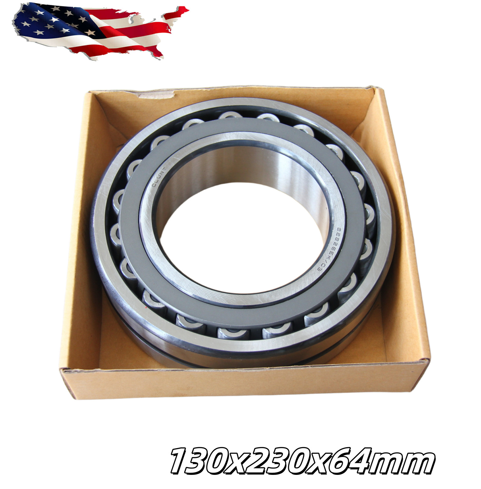 New Fit CLUNT 22226 EK/C3 US 130x230x64mm Spherical Roller Bearing US