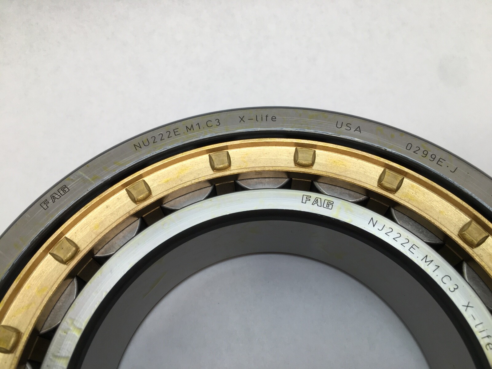 FAG NJ222E.M1.C3 Cylindrical Roller Bearing 110x200x38 mm NJ 222 E M1 C3 NJ22