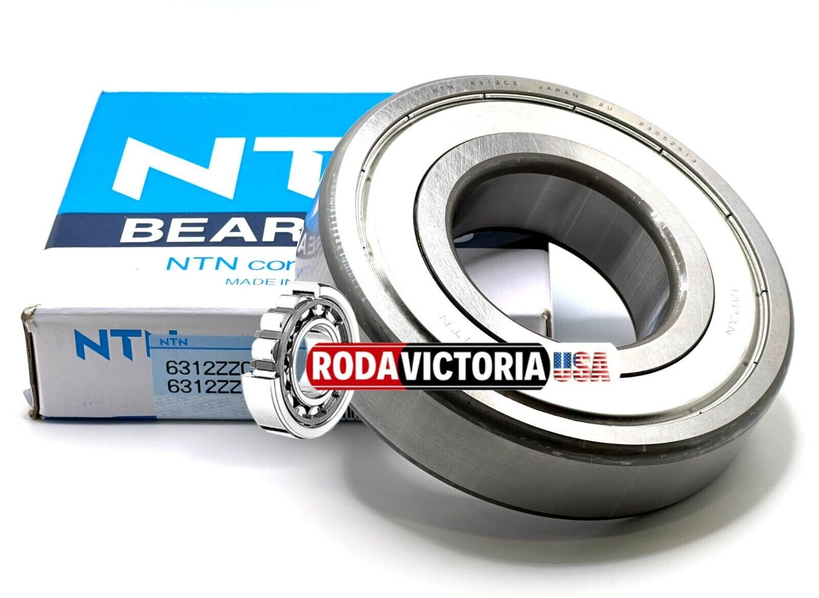 NTN 6312 ZZ C3/5K BALL BEARING, METAL SHIELDED 60x130x31mm