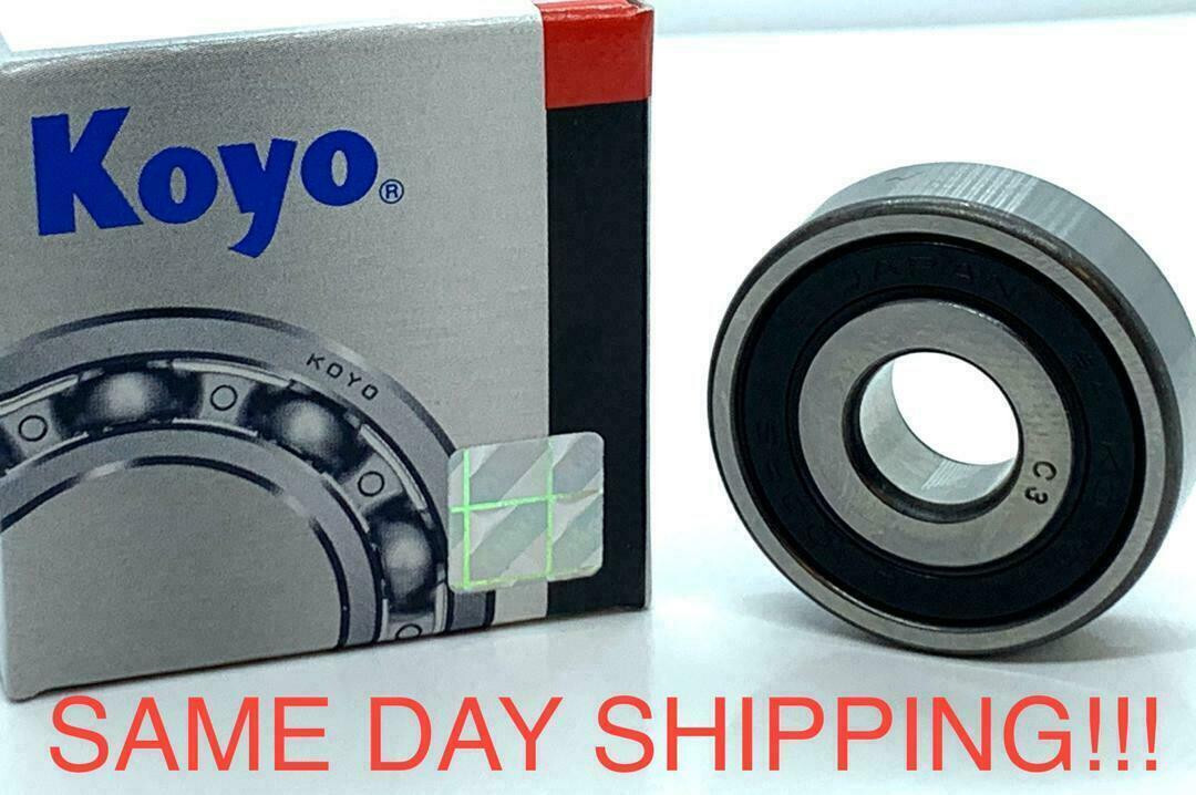 KOYO 6200 2RS C3 BEARING RUBBER SEALED 62002RSC3 62002RS 10x30x9 mm KOYO