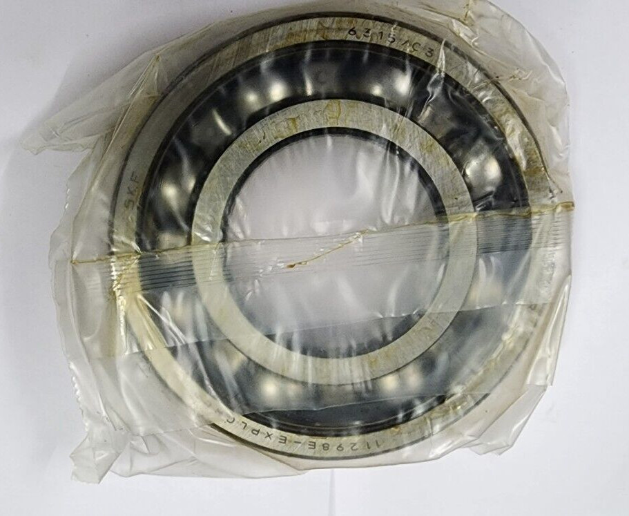6315 C3 Single Row Deep Groove Rubber Sealed Ball Bearing 75x160x37mm SKF 6315C3
