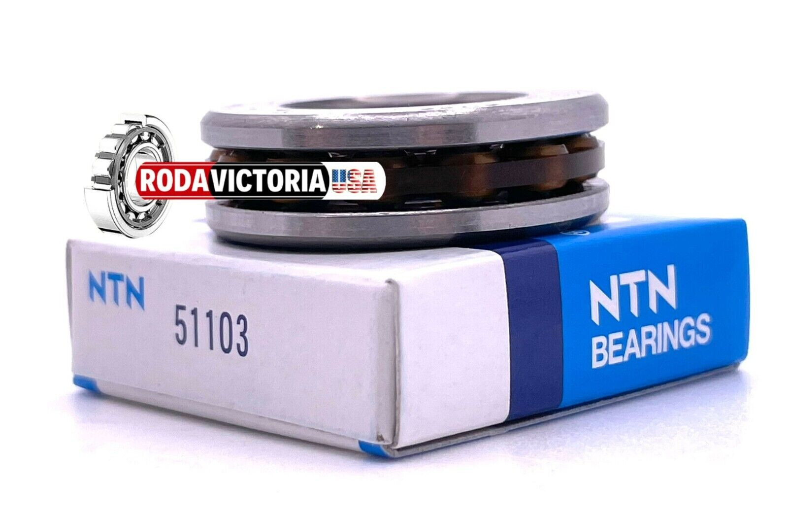 NTN JAPAN 51103 Axial deep groove ball bearing 17x30x9 mm