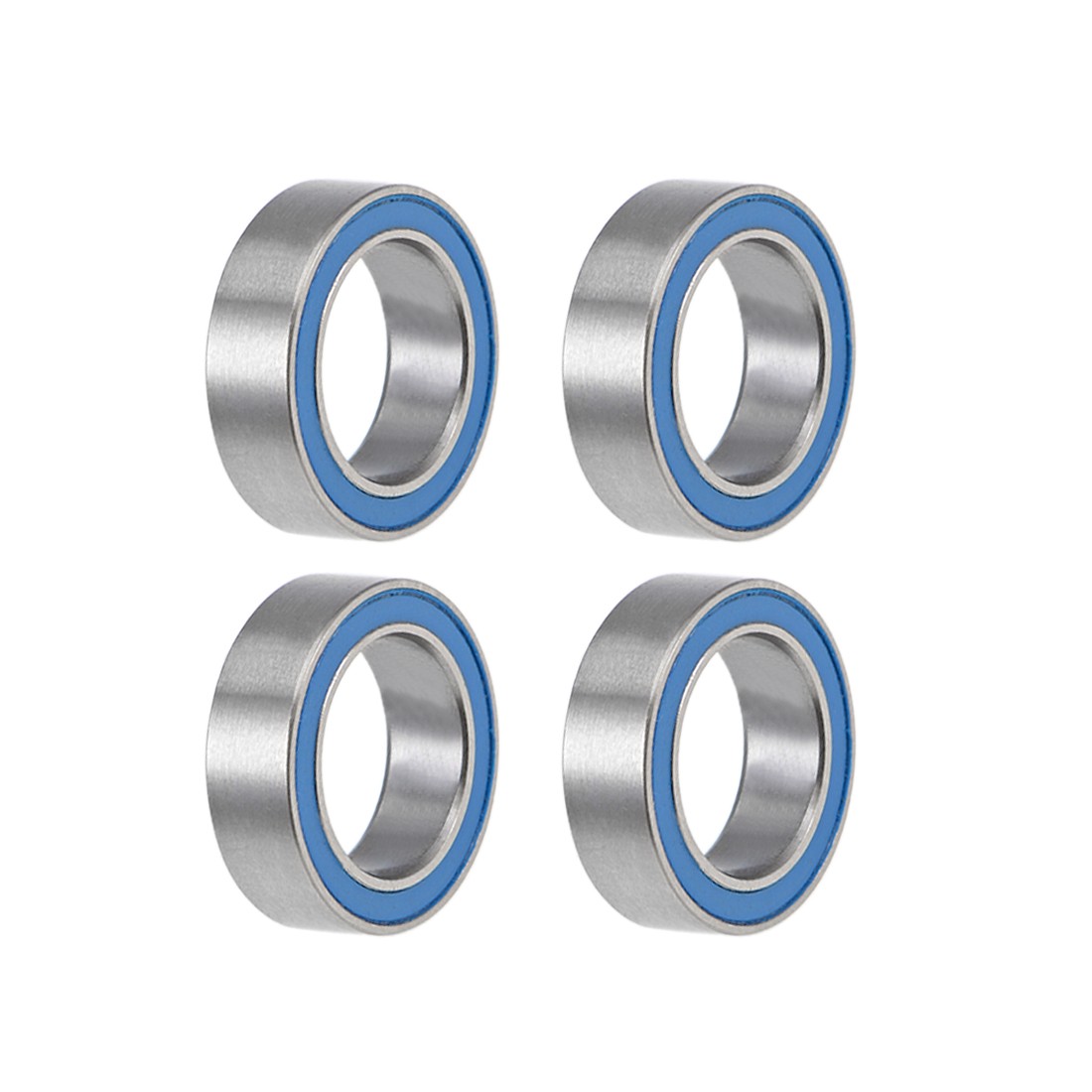 MR128-2RS Ball Bearings Z2 8x12x3.5mm Double Sealed Chrome Steel Blue Seal 4pcs