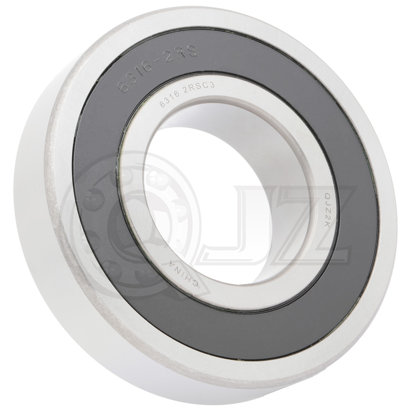 [Qty.4] 6316-2RS Radial/Deep Groove Ball Bearing [80mm ID x 170mm OD x 39mm W]
