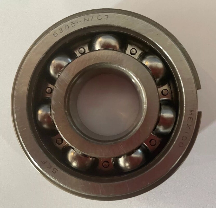 NEW SKF 6305 NR C3 BALL BEARING SNAP RING 25x62x17mm