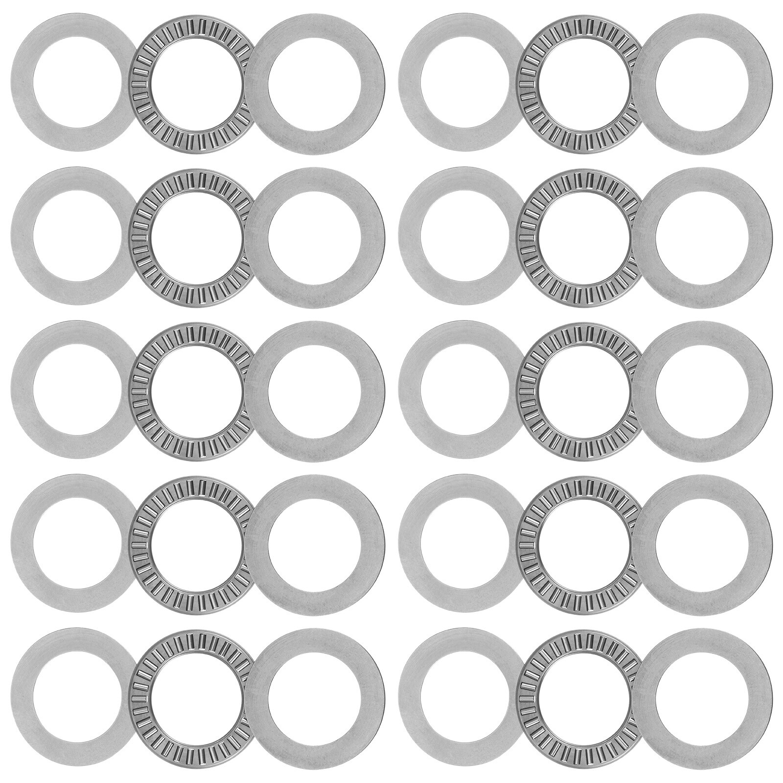 10pcs NTA1625 Thrust Needle Roller Bearings 1″x1-9/16″x5/64″ with Washers