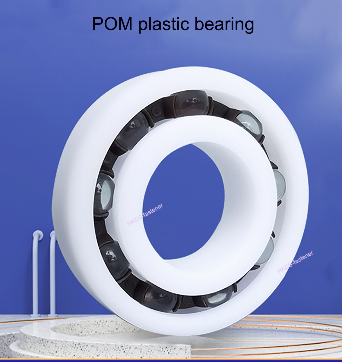 POM Plastic Bearing 603-699 Micro Deep Groove Ball Bearing Corrosion Resistant