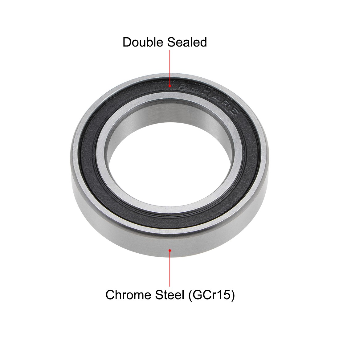 6804-2RS Ball Bearing 20x32x7mm Double Sealed ABEC-1 Bearings 5pcs