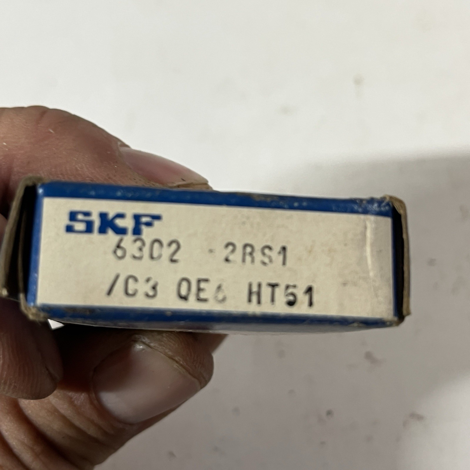 6302 2BS1 C3 QE6 JEM SKF BALL BEARING UE01 HT51- NEW