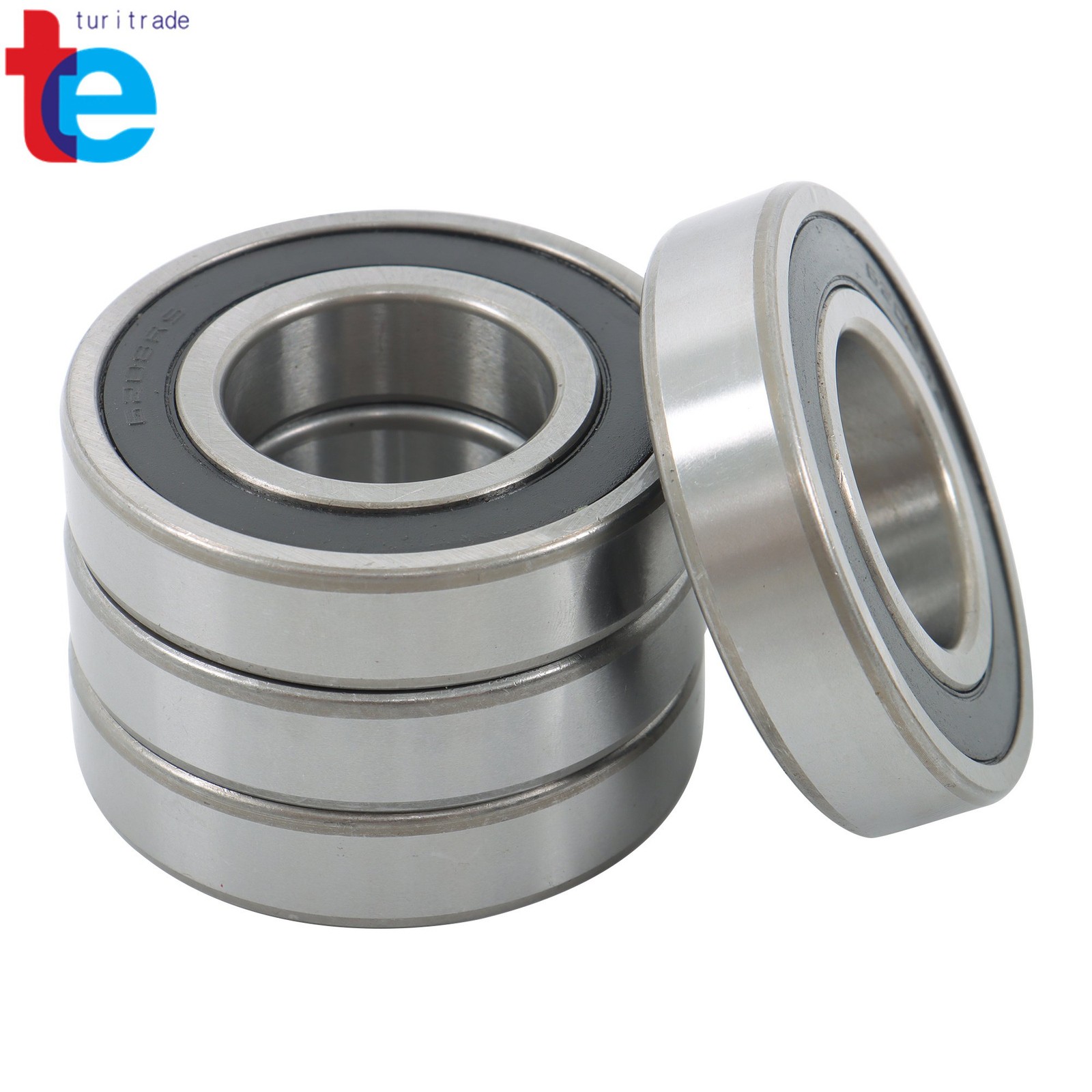 4pcs 6208-2RS Sealed Ball Bearings 40*80*18mm Double Sealed