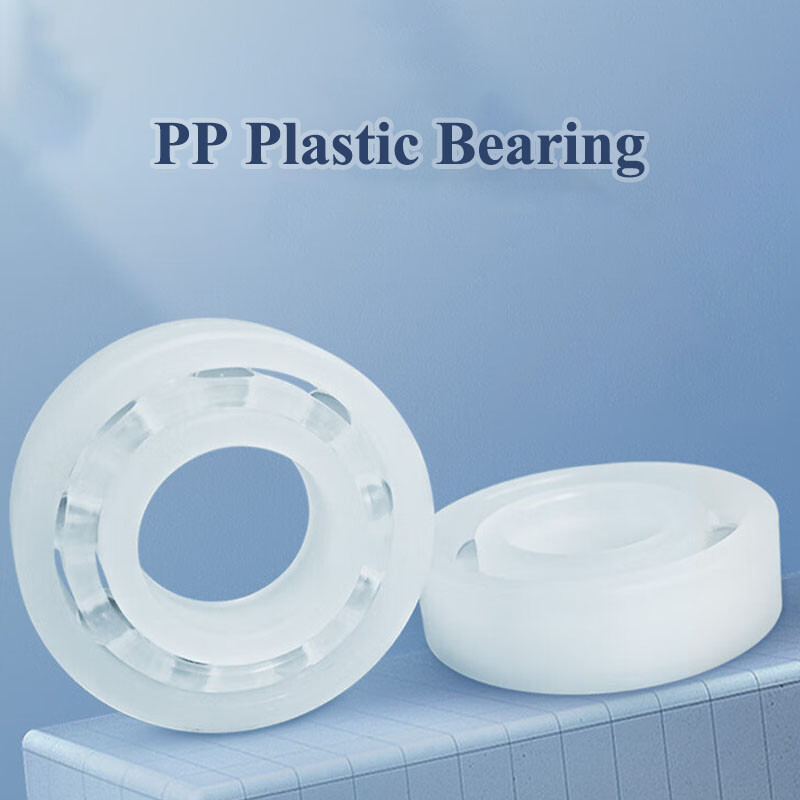PP Plastic Bearing Glass Balls Corrosion Resistant ID 3~9mm OD 9~26mm W 3/4/68mm