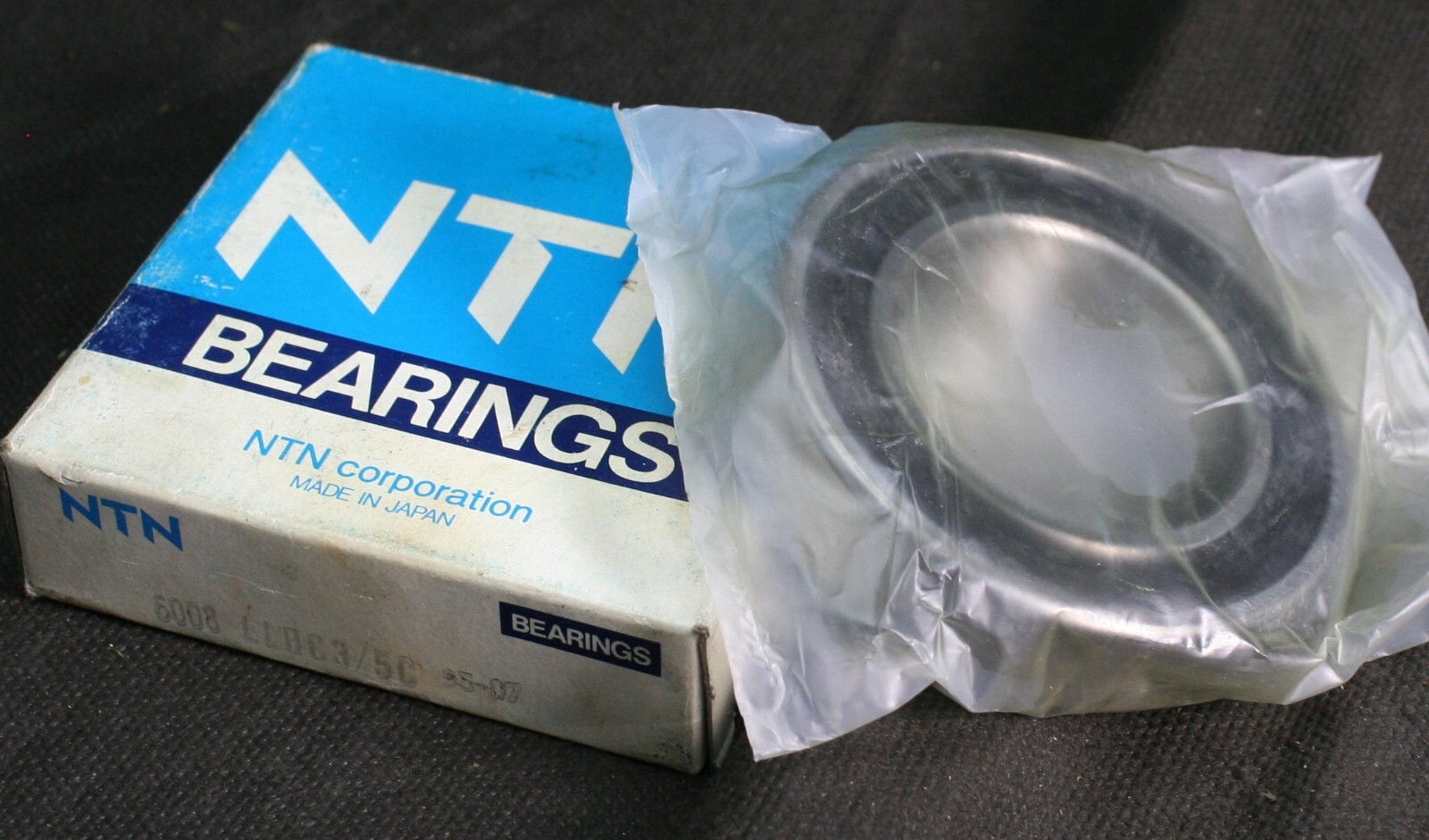 One (1) NTN 6008 LLBC3 / 5C Deep Groove Bearing 40MM ID Japan NEW