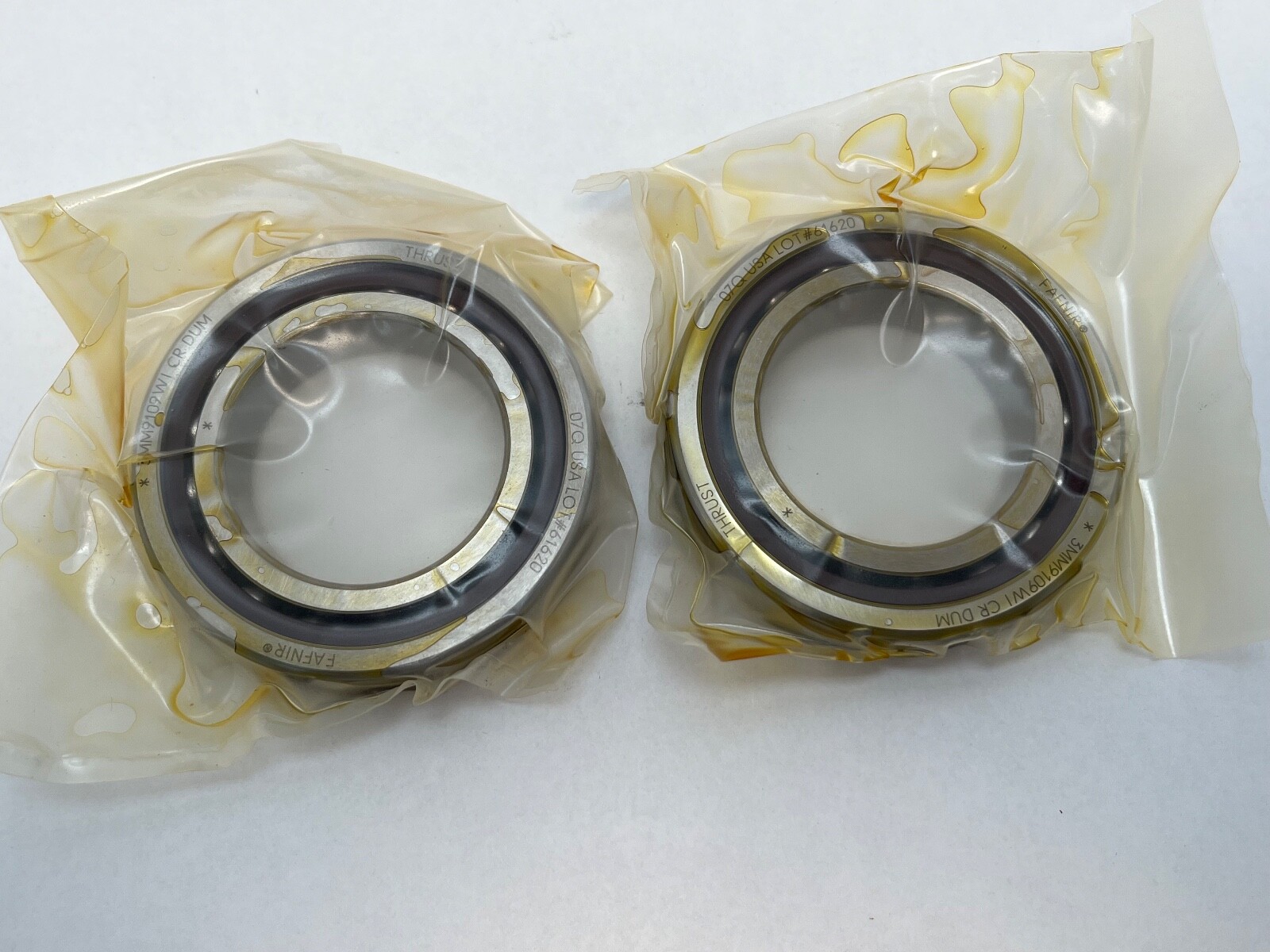 Fafnir 3MM9109WI-DUM Bearing 7009-A 3MM-9109-WI-CR-DUM Timken 45x75x16 mm 2 Pcs