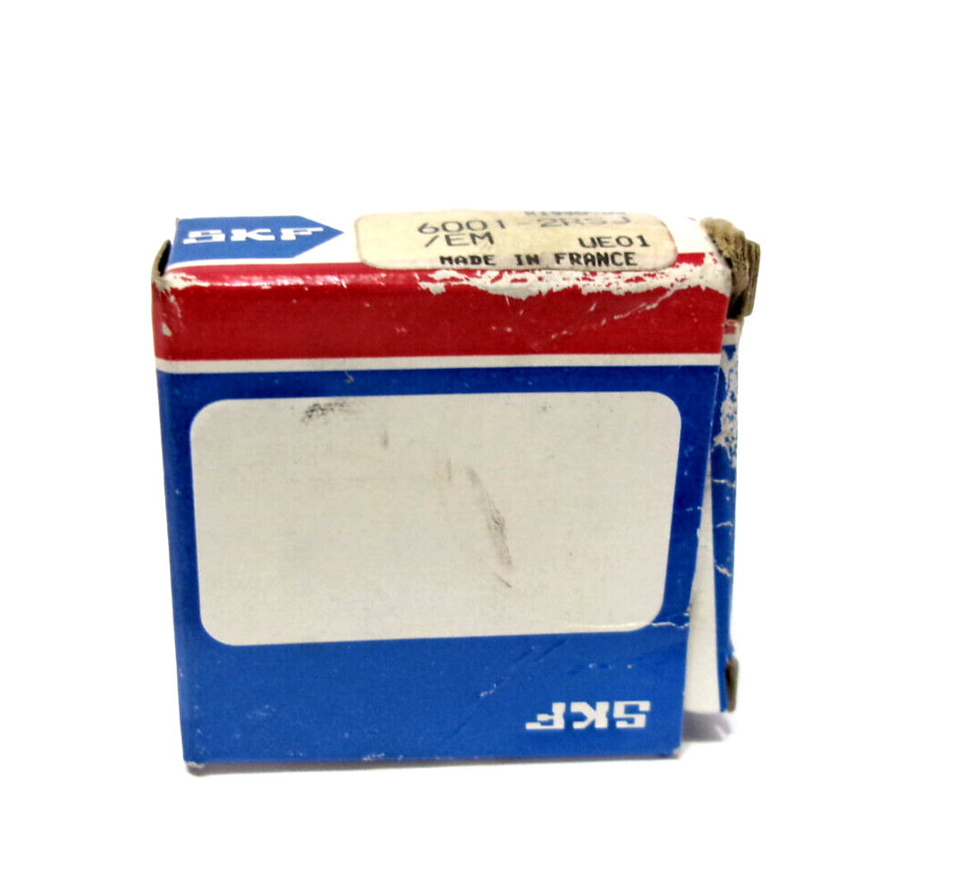 SKF 6001-2RS JEM 12mmX 28mmX 8mm Sealed Bearing