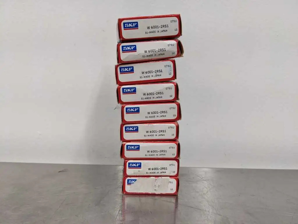 SKF W 6001-2RS1 Bearing 12mm ID 28mm OD 8mm W