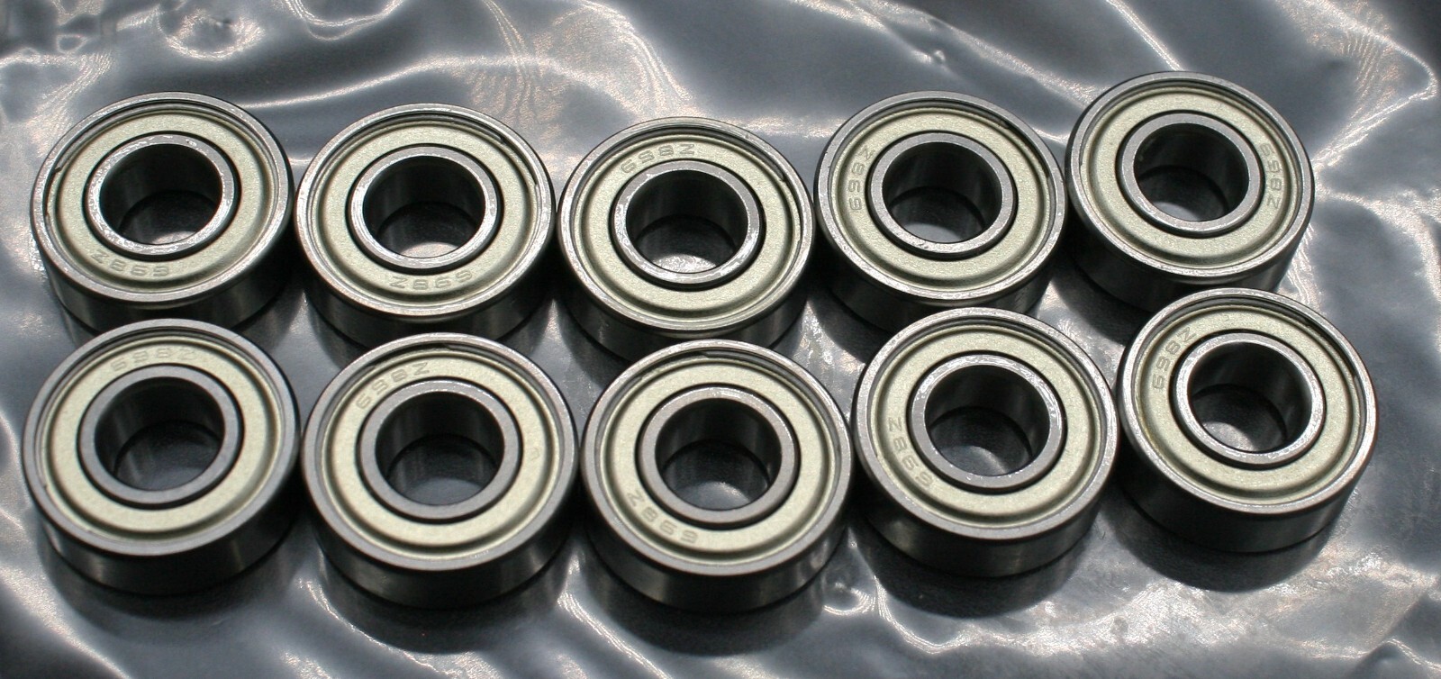 Ten (10) Generic 698ZZ Deep Groove Miniature Bearing 8 MM ID NEW