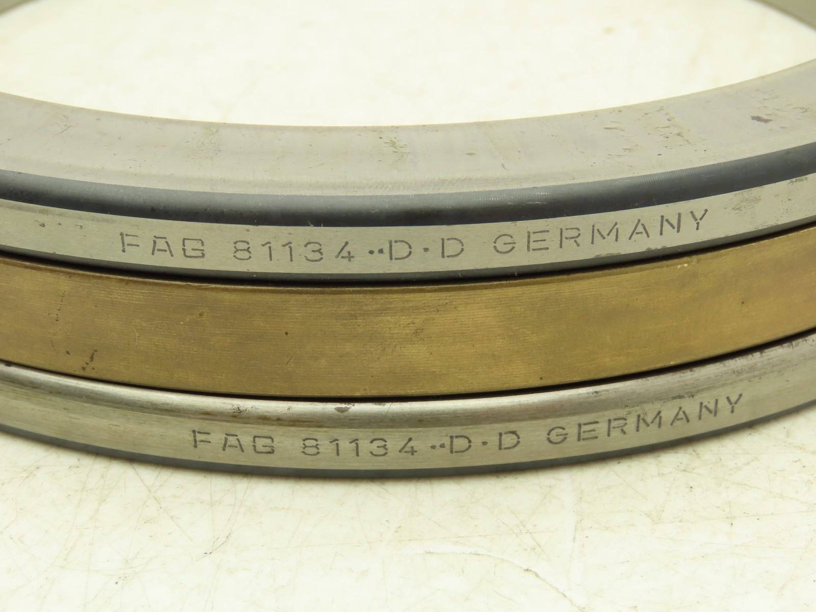 Fag 81134DD Thrust Roller Bearing 170mm-ID x 215mm-OD x 34mm-Thickness