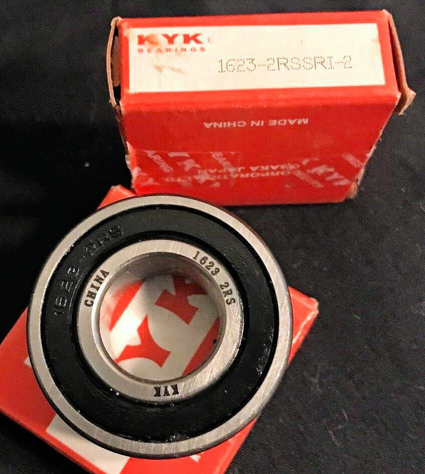 KYK Bearing 1623-2RS SRI-2 Dual Seal Deep Groove 1.375OD / .625ID / .4364W