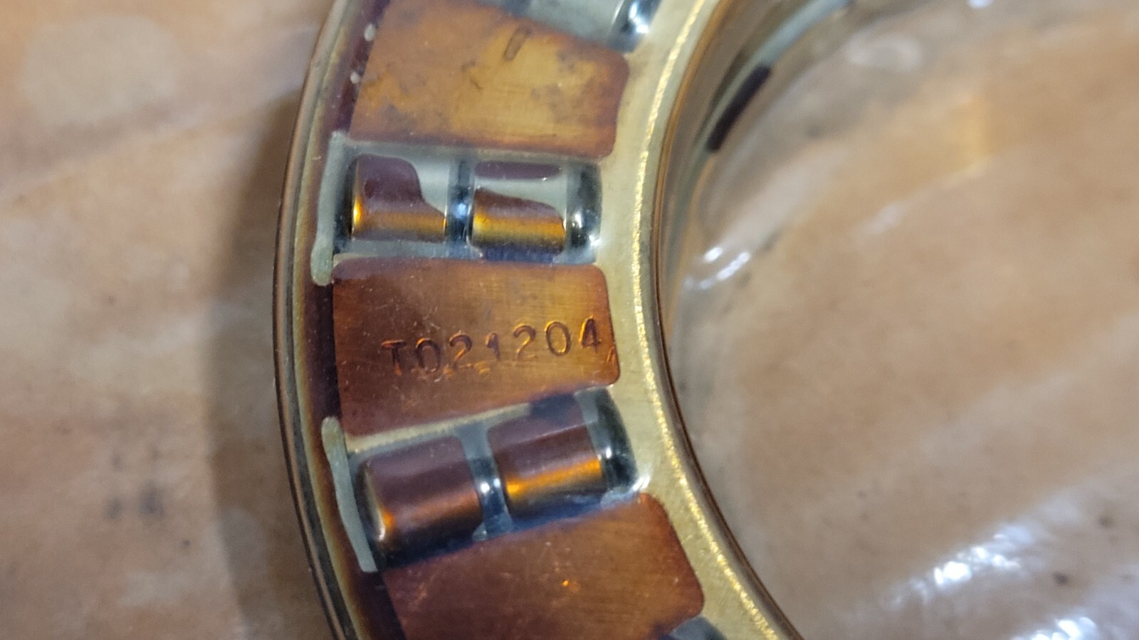 NOS Rollway T021204 Thrust Bearing 63mm Bore 100mm OD R5