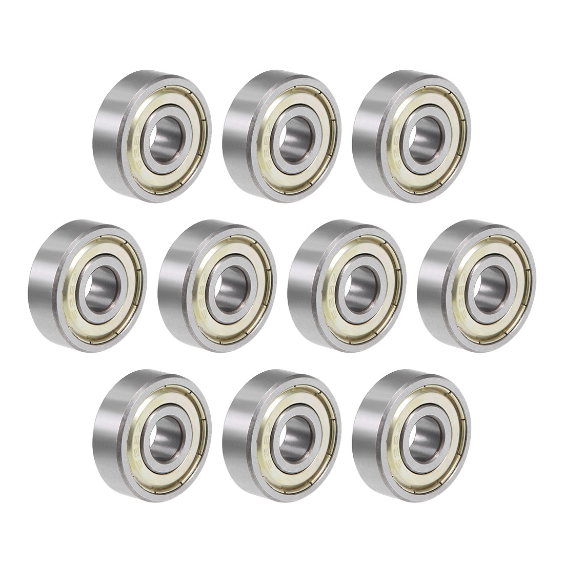 628ZZ Deep Groove Ball Bearing 8x24x8mm Double Shielded Chrome Bearings 10pcs