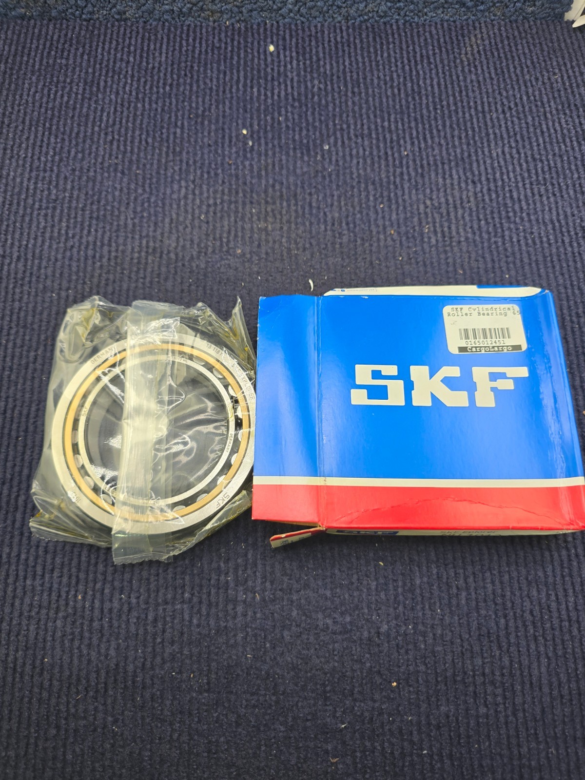 SKF NU 1013 ML: Single Row Cylindrical Roller Bearing 65 mm ID x 100 mm OD