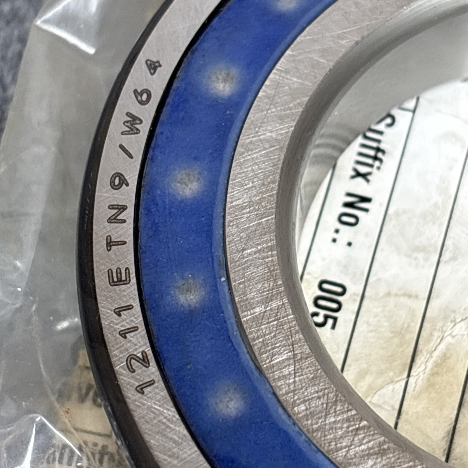SKF 1211 ETN9/W64 Self Aligning Ball Bearing Solid-Lube Filled New Old Stock