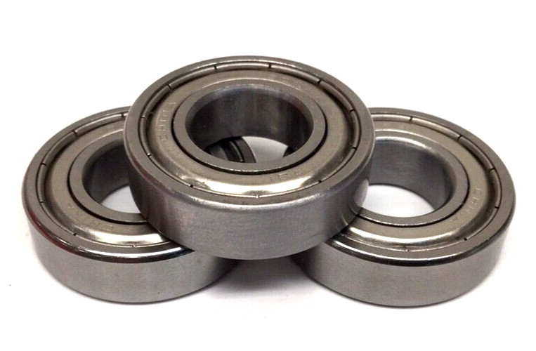 RBI 6002ZZ Ball Bearing 15mm ID 32mm OD 9mm Width Double Shielded (Pack Of 3)