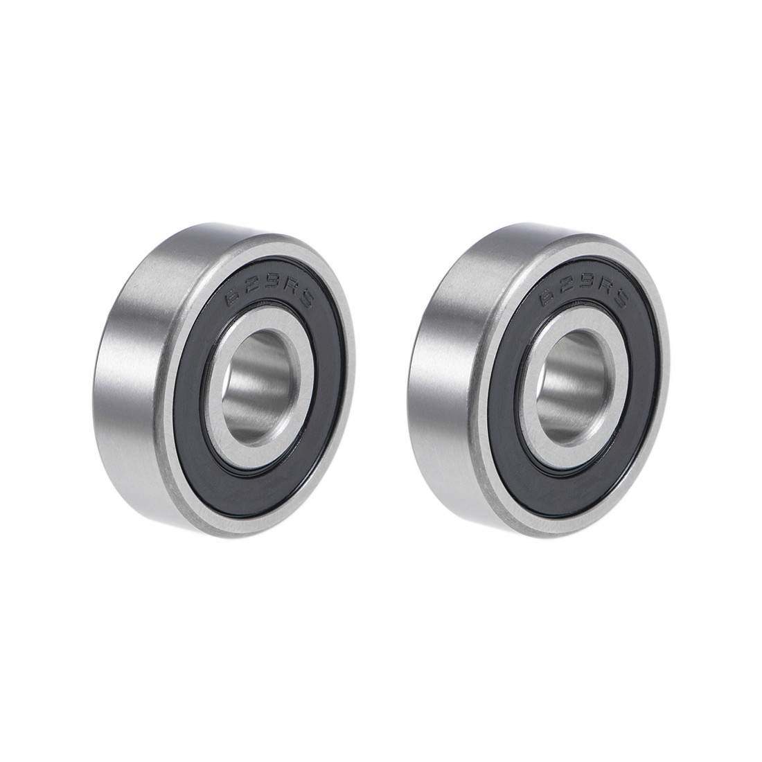 629-2RS Deep Groove Ball Bearings 9x26x8mm Double Sealed Chrome Steel P6 2pcs