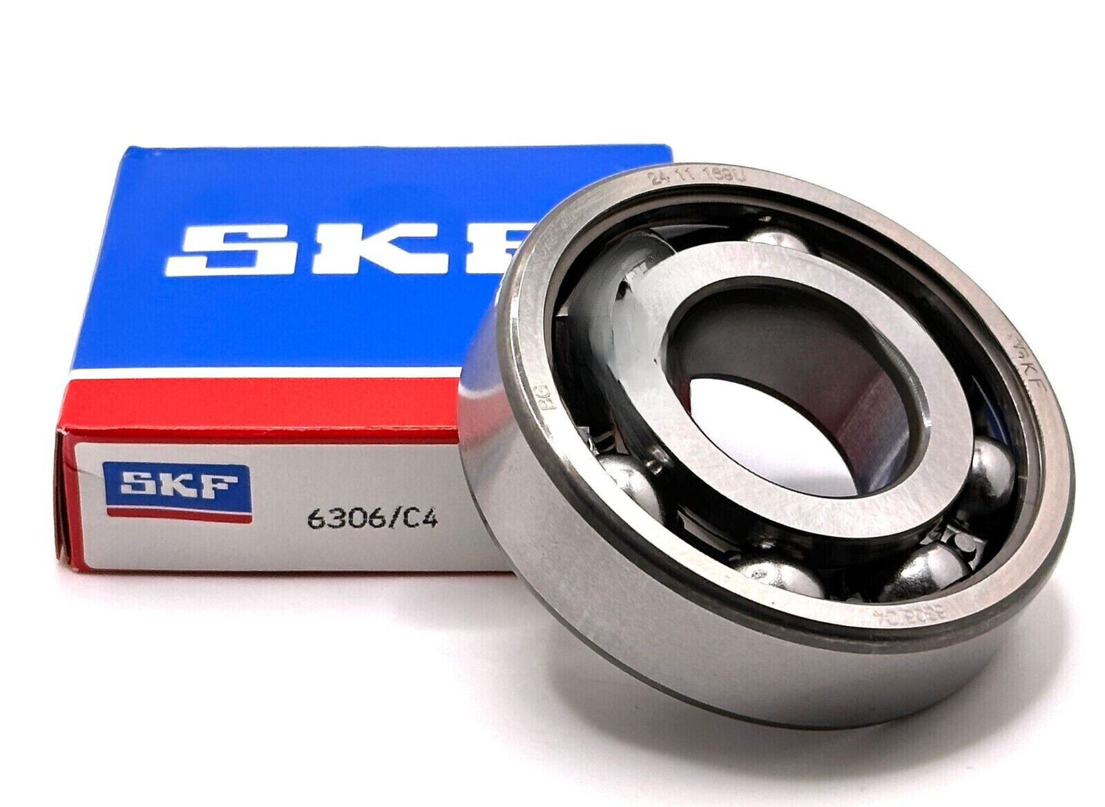 SKF 6306 C4 OPEN NO SEALS Ball Bearing 30x72x19